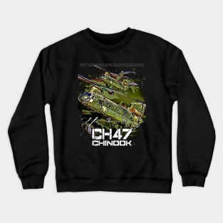 CH-47 Chinook helicopter Crewneck Sweatshirt